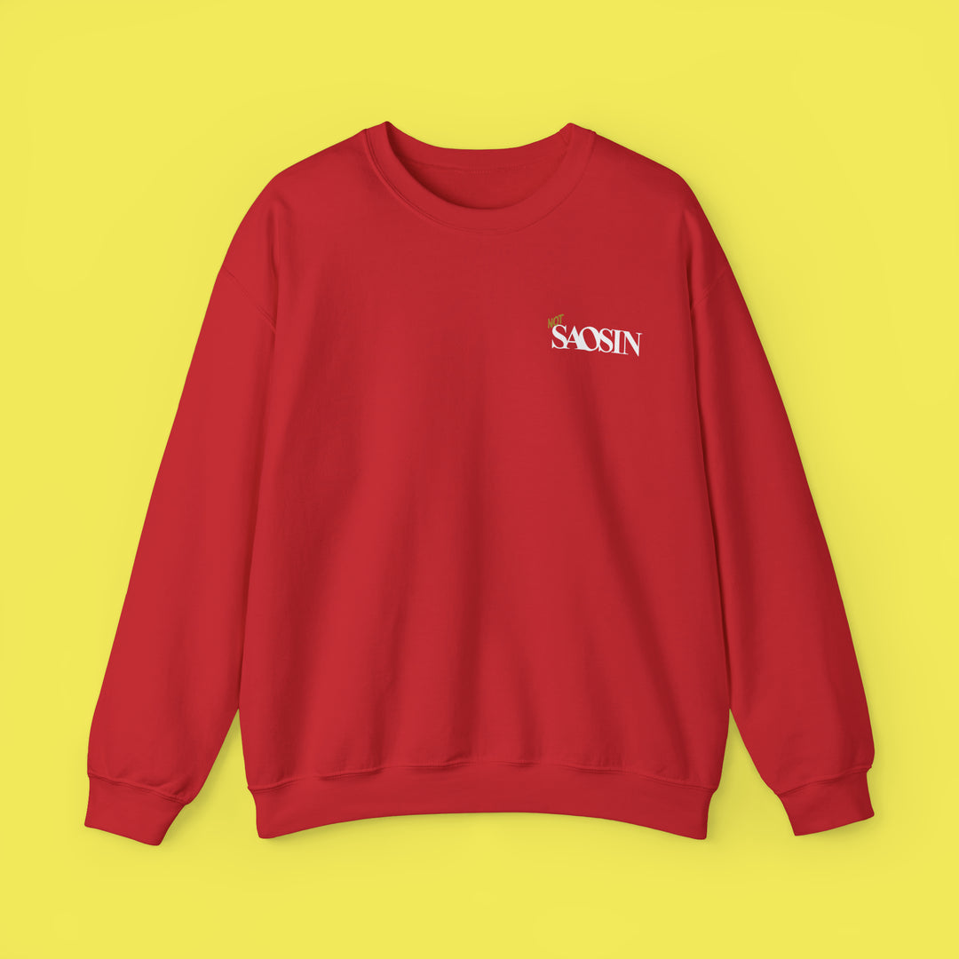 Not Saosin Actually Dead American Crew Neck (White Print)