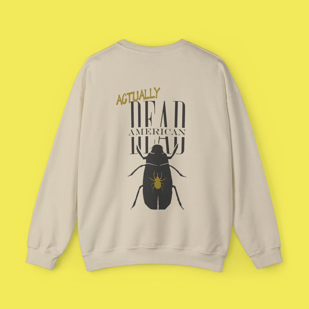 Not Saosin Actually Dead American Crewneck (Black Print)