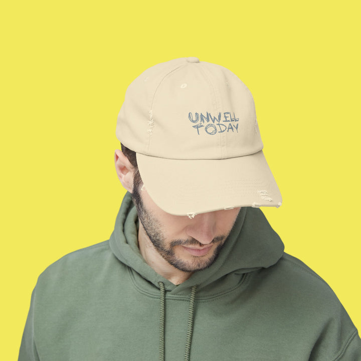 UNWELL TODAY Distressed Cap