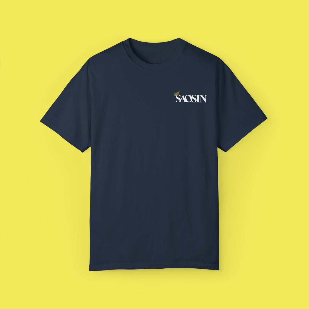 Not Saosin Actually Dead American T Shirt (White Print)