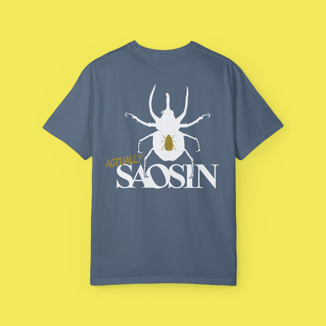 Not Dead American Actually Saosin T Shirt (White Print)