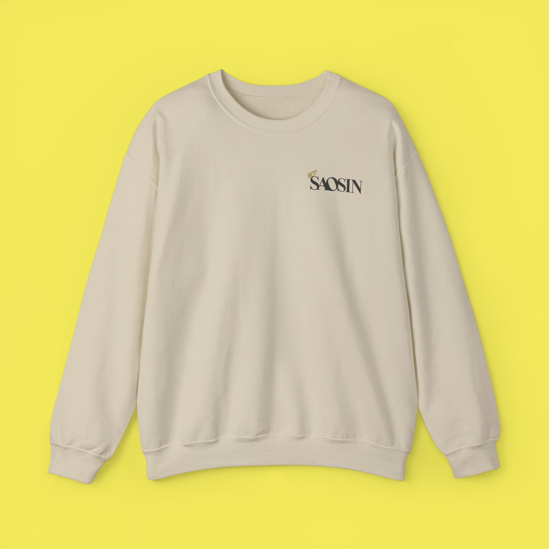 Not Saosin Actually Dead American Crewneck (Black Print)