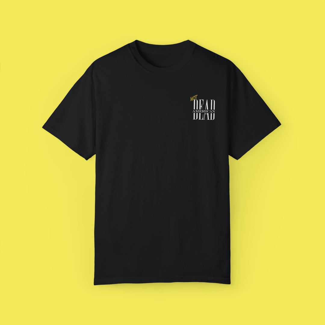 Not Dead American Actually Saosin T Shirt (White Print)