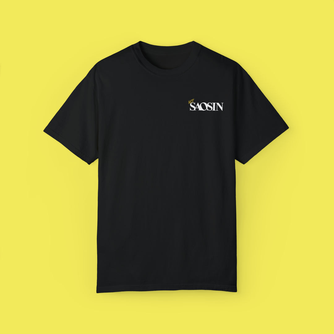 Not Saosin Actually Dead American T Shirt (White Print)