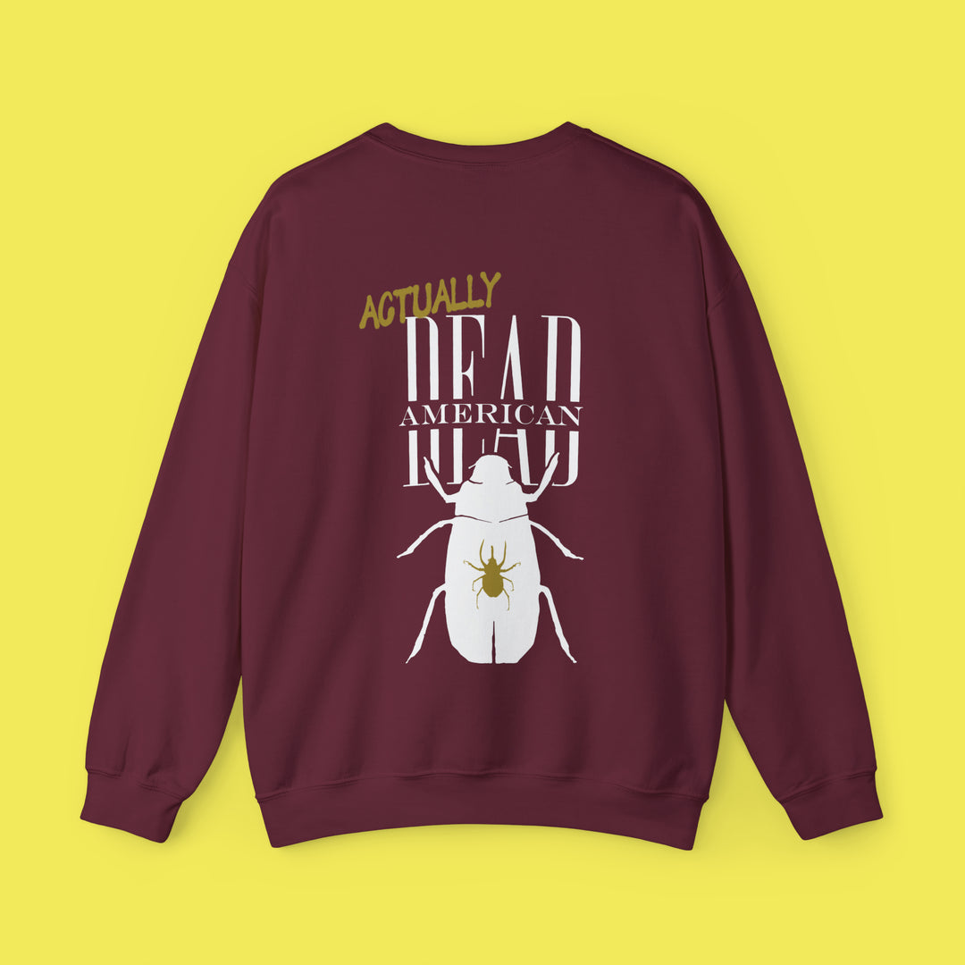 Not Saosin Actually Dead American Crew Neck (White Print)