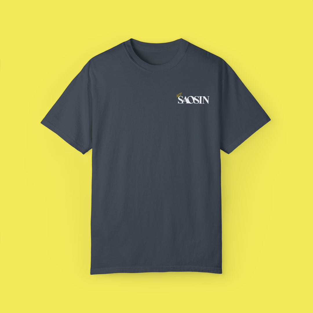 Not Saosin Actually Dead American T Shirt (White Print)