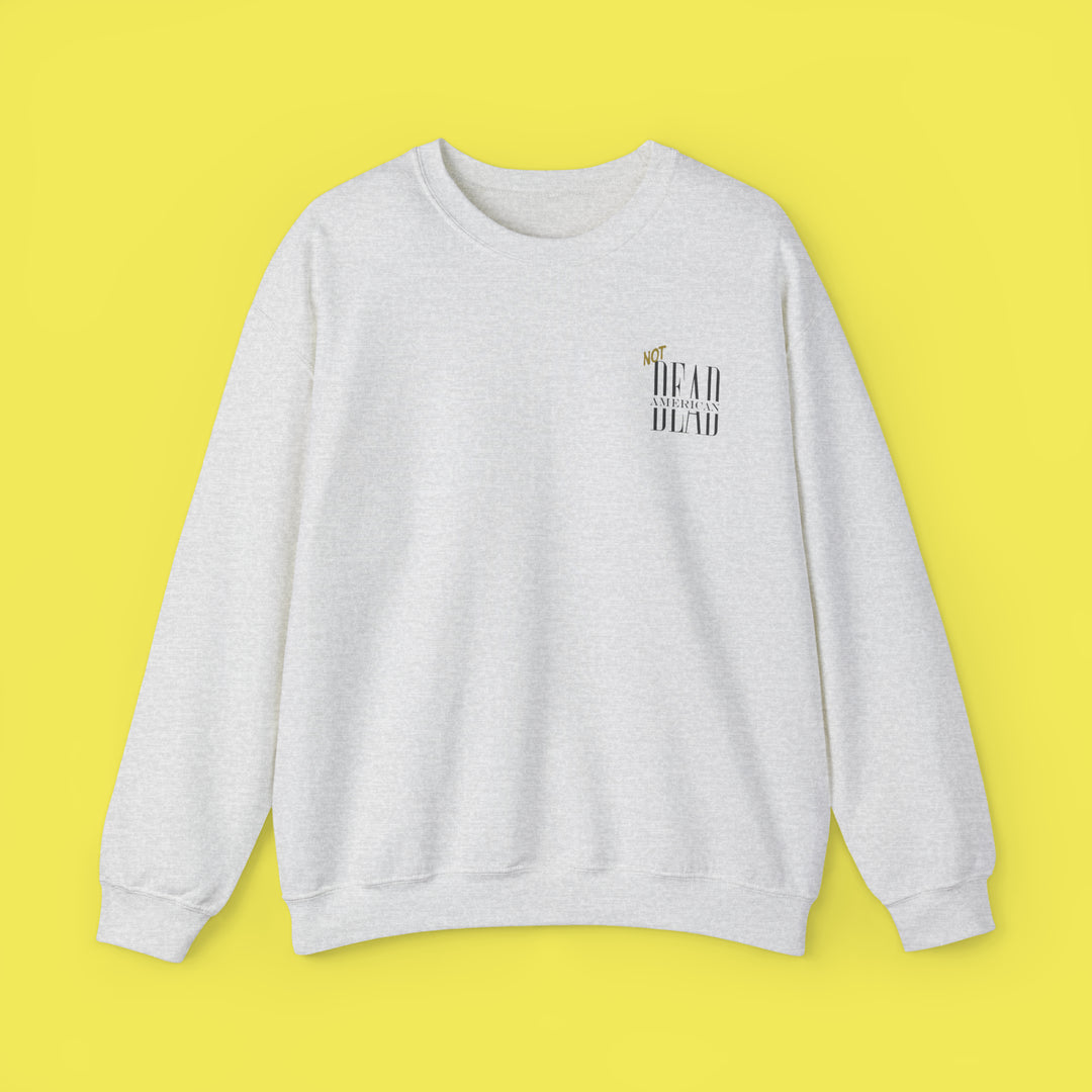 Not Dead American Actually Saosin Crewneck (Black Print)