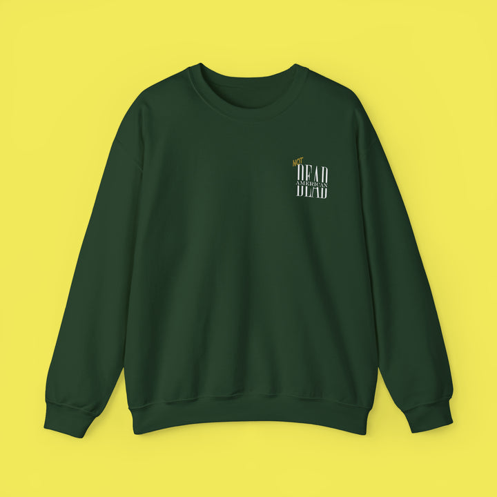 Not Dead American Actually Saosin Crewneck (White Print)