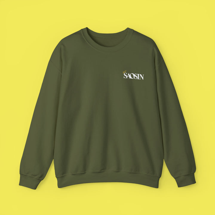 Not Saosin Actually Dead American Crew Neck (White Print)
