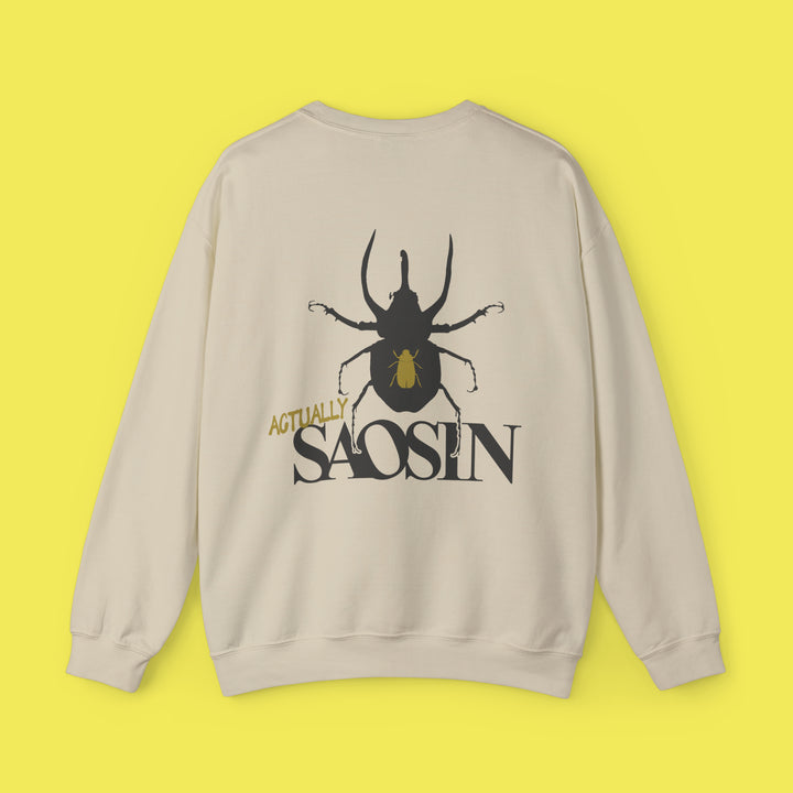Not Dead American Actually Saosin Crewneck (Black Print)