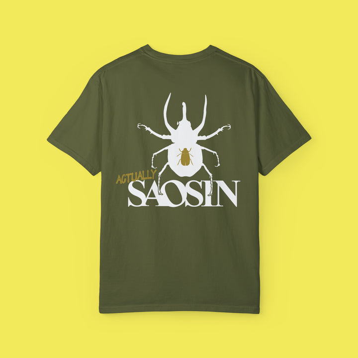 Not Dead American Actually Saosin T Shirt (White Print)