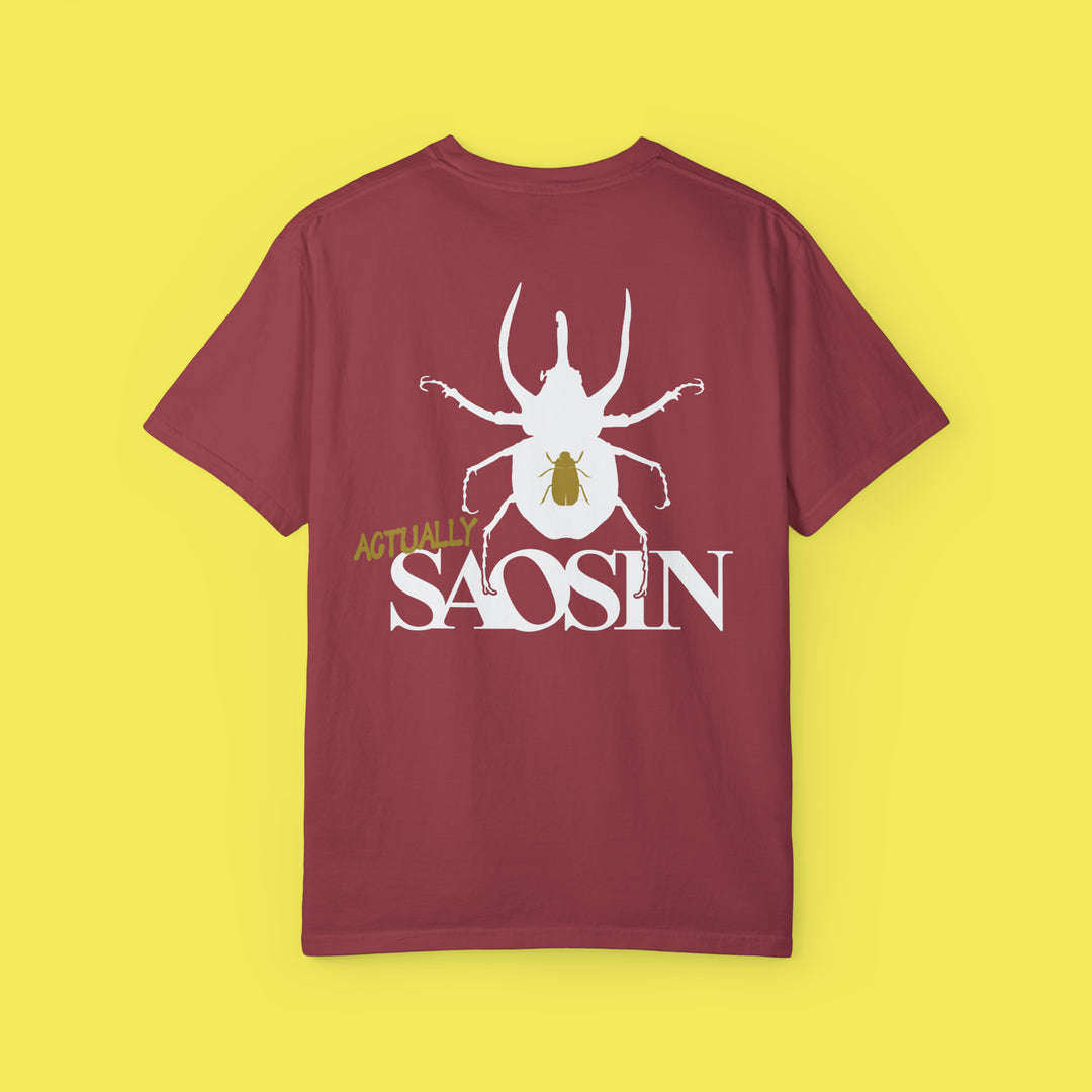 Not Dead American Actually Saosin T Shirt (White Print)