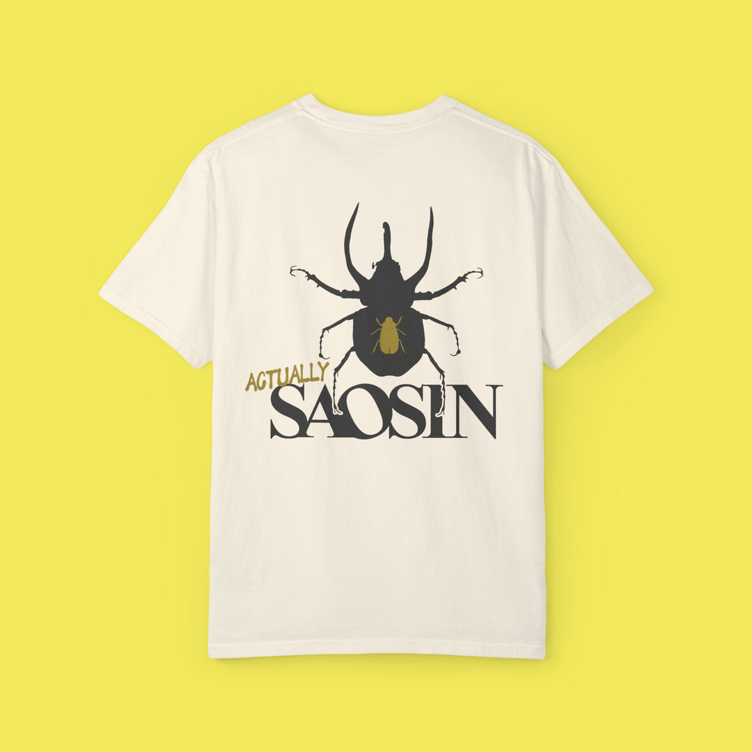 Not Dead American Actually Saosin T Shirt (Black Print)