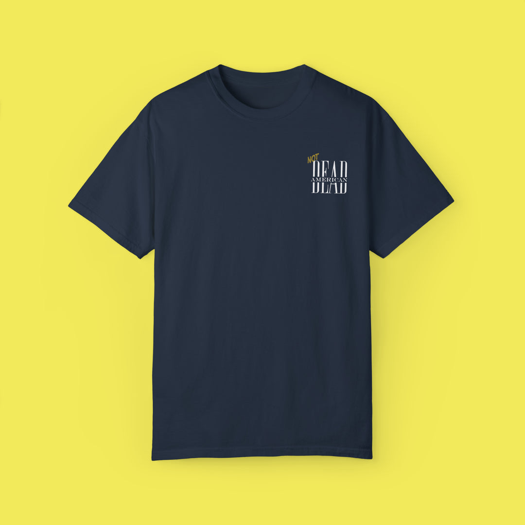 Not Dead American Actually Saosin T Shirt (White Print)