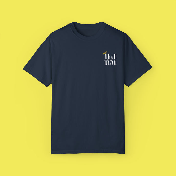 Not Dead American Actually Saosin T Shirt (White Print)