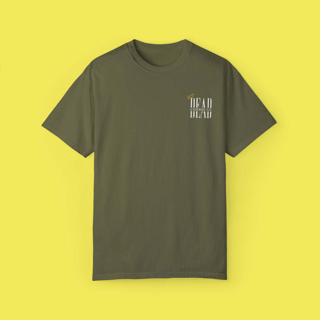 Not Dead American Actually Saosin T Shirt (White Print)