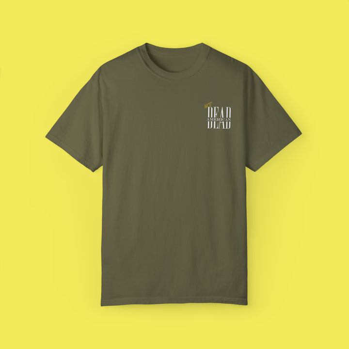 Not Dead American Actually Saosin T Shirt (White Print)