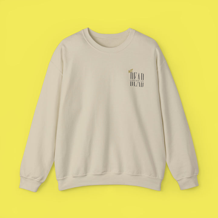 Not Dead American Actually Saosin Crewneck (Black Print)