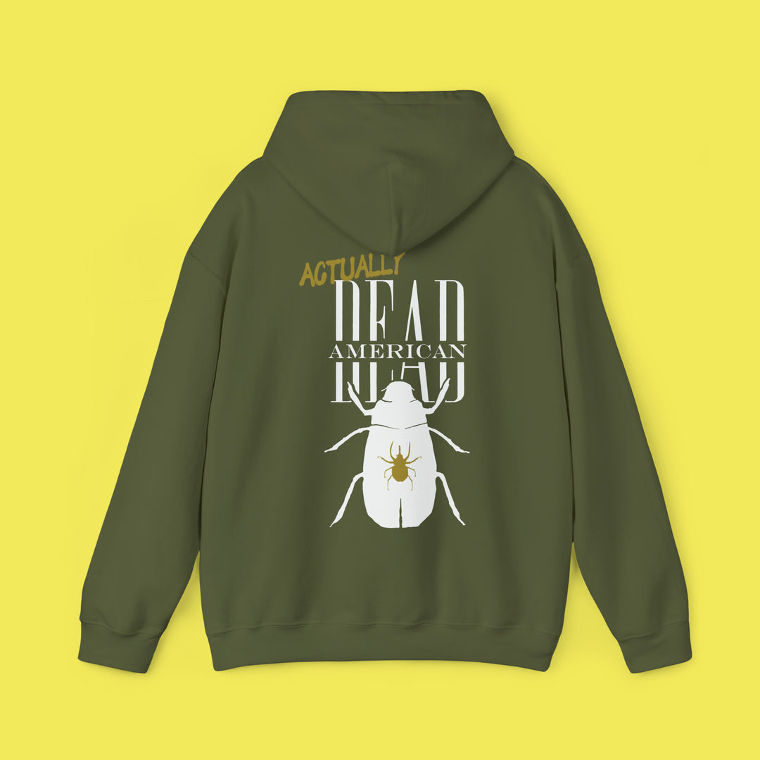 Not Saosin Actually Dead American Hoodie (White Print)