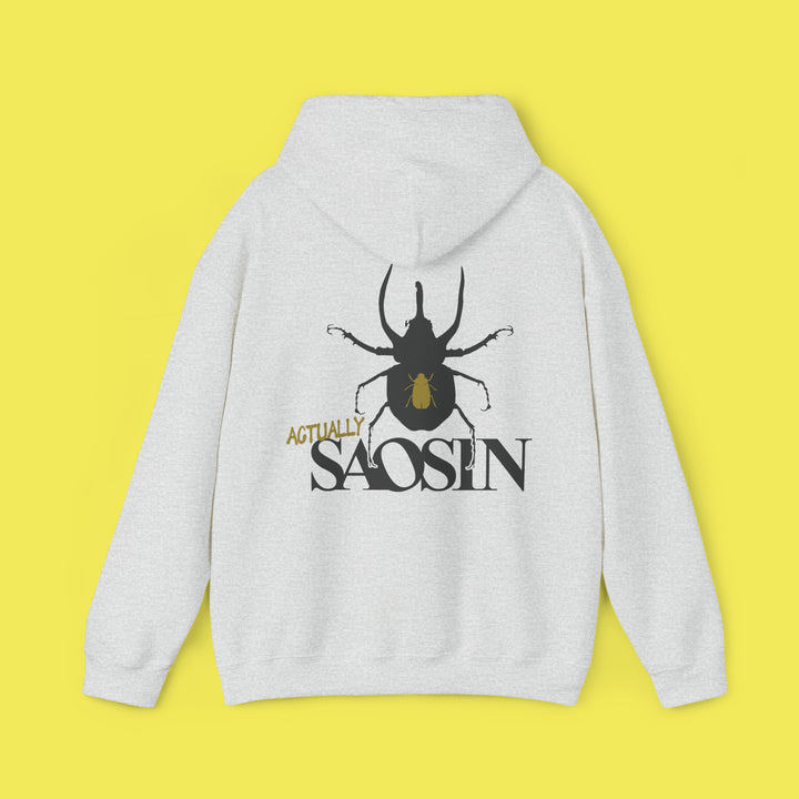 Not Dead American Actually Saosin Hoodie (Black Print)