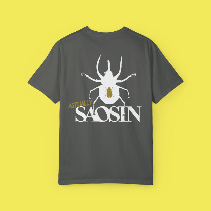 Not Dead American Actually Saosin T Shirt (White Print)