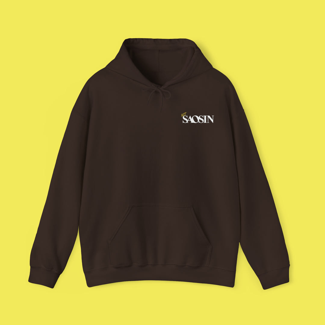 Not Saosin Actually Dead American Hoodie (White Print)