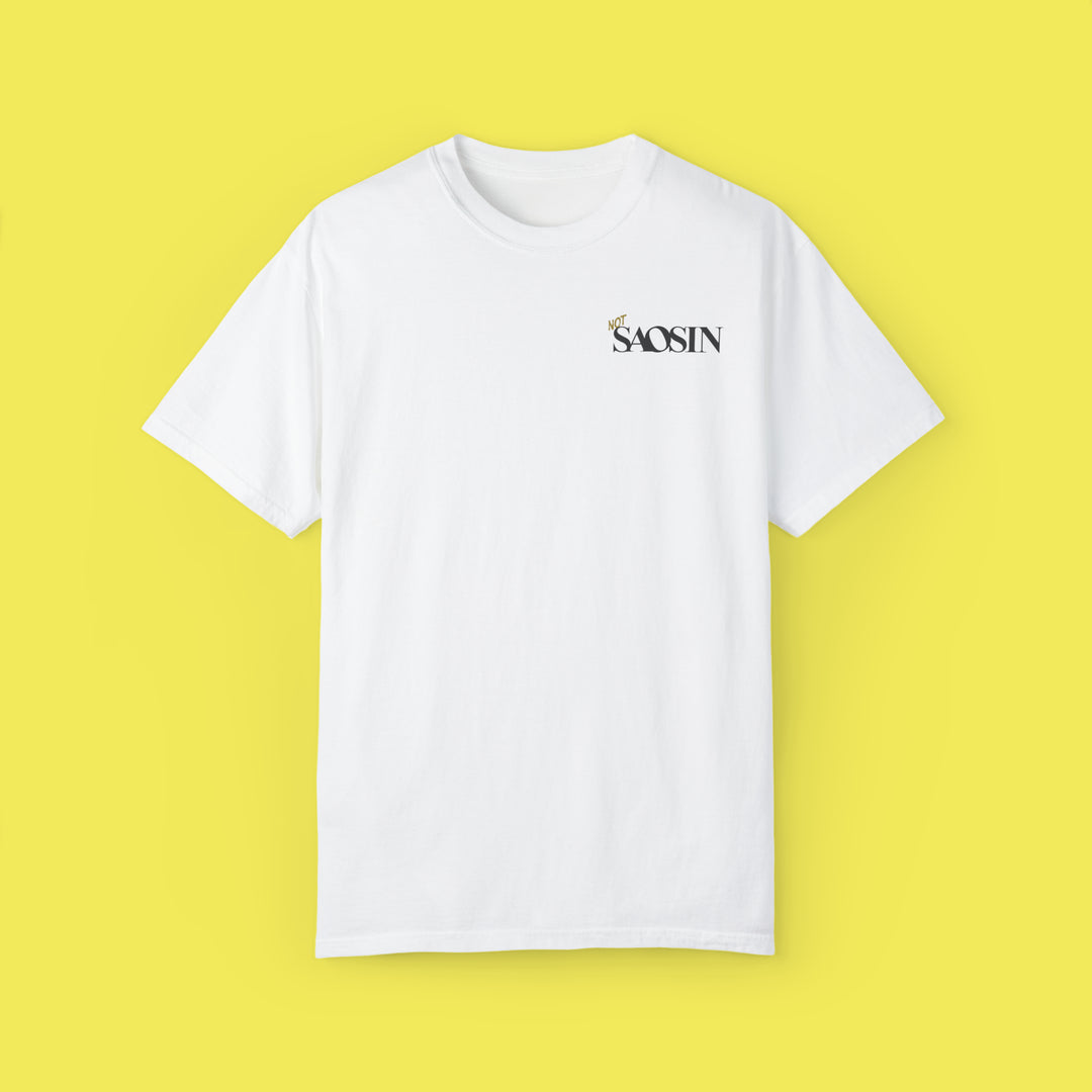 Not Saosin Actually Dead American T Shirt (Black Print)