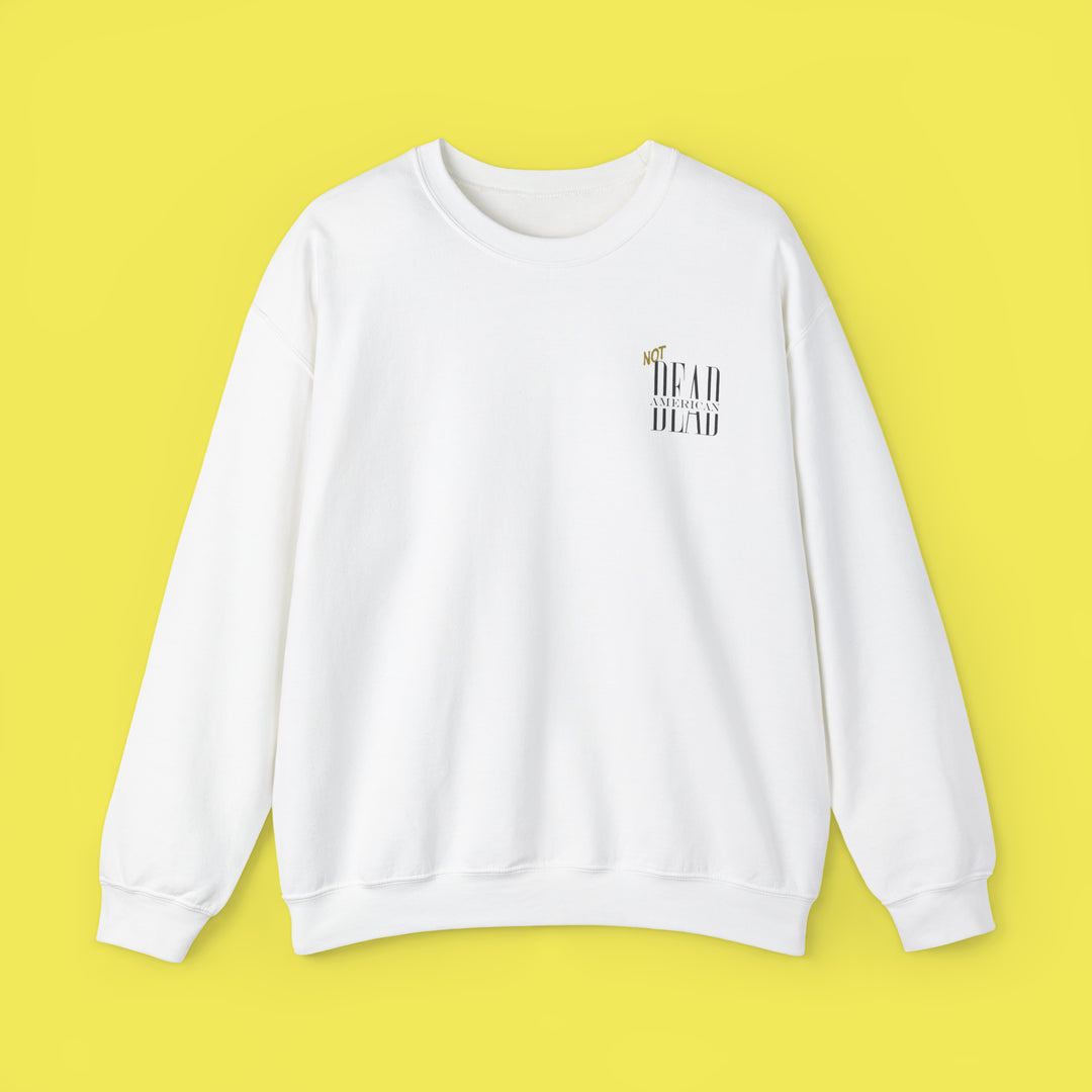 Not Dead American Actually Saosin Crewneck (Black Print)