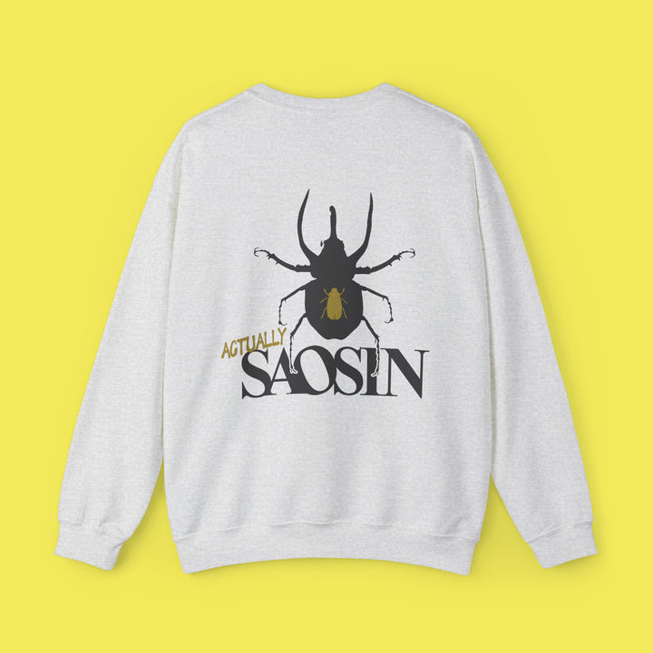 Not Dead American Actually Saosin Crewneck (Black Print)