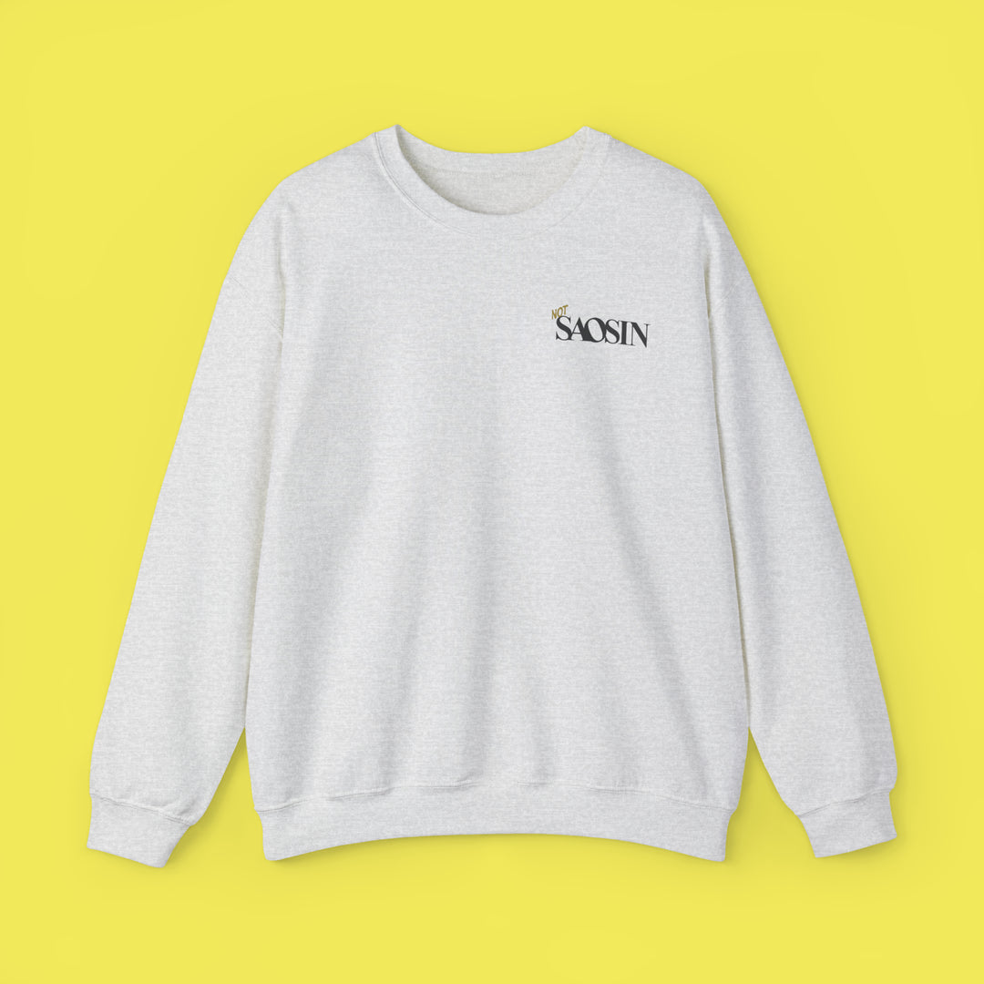 Not Saosin Actually Dead American Crewneck (Black Print)