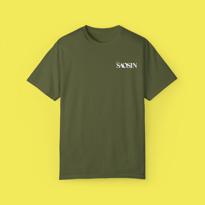 Not Saosin Actually Dead American T Shirt (White Print)
