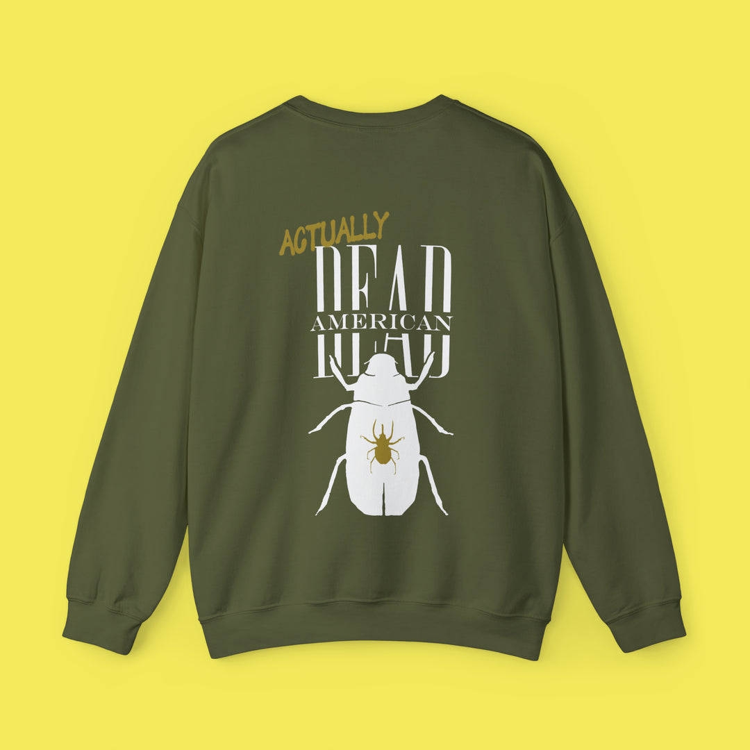 Not Saosin Actually Dead American Crew Neck (White Print)