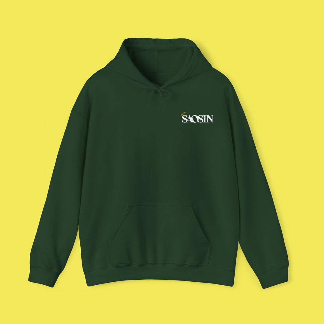 Not Saosin Actually Dead American Hoodie (White Print)