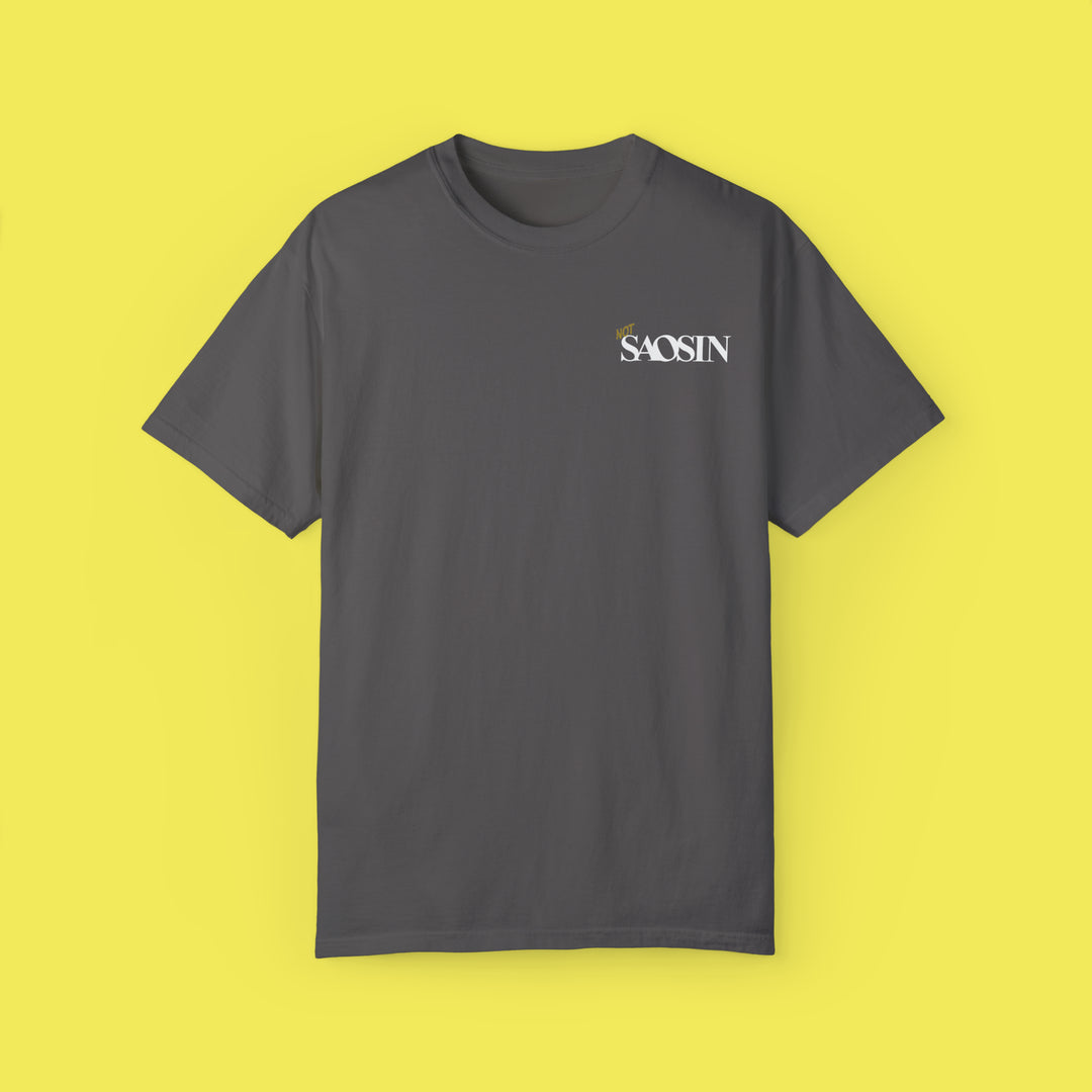 Not Saosin Actually Dead American T Shirt (White Print)