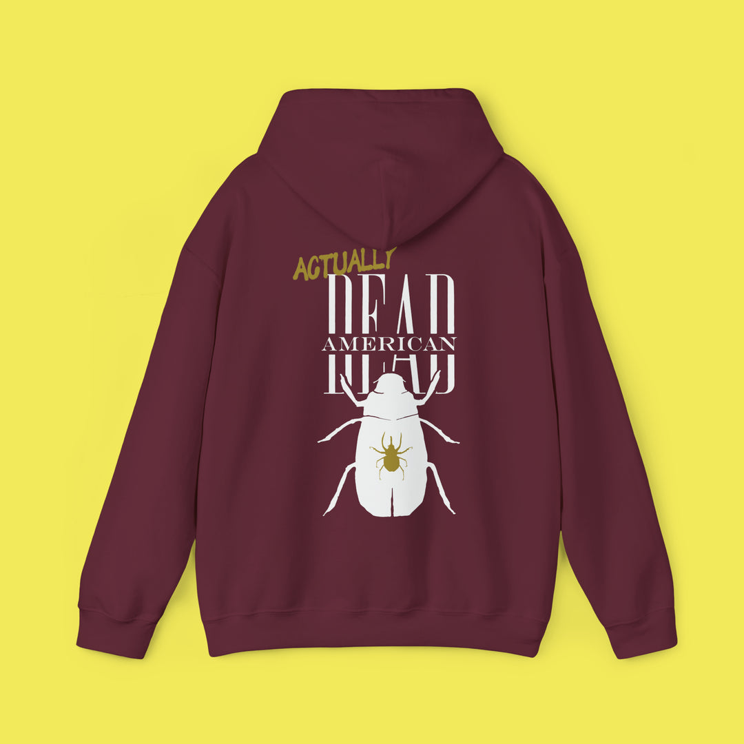 Not Saosin Actually Dead American Hoodie (White Print)